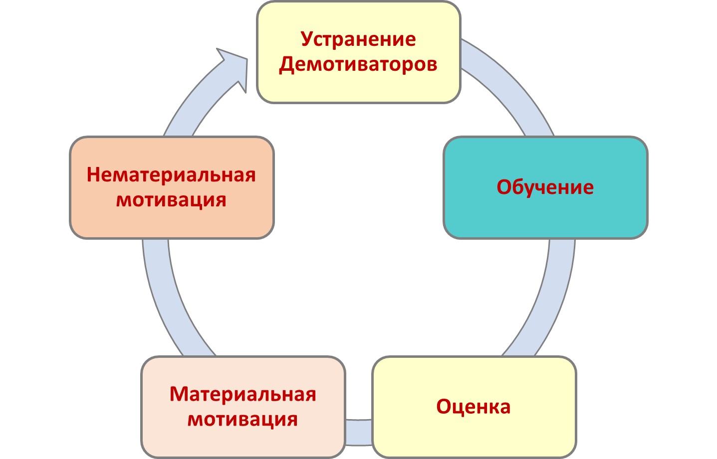 Общий процесс развития персонала